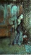 Carl Larsson min giktbrutne fader France oil painting artist